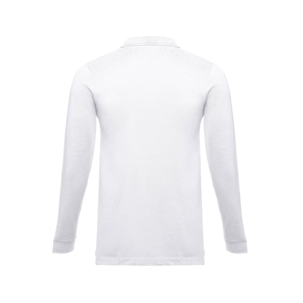 THC BERN WH II. Polo da uomo in cotone a maniche lunghe - vista 2