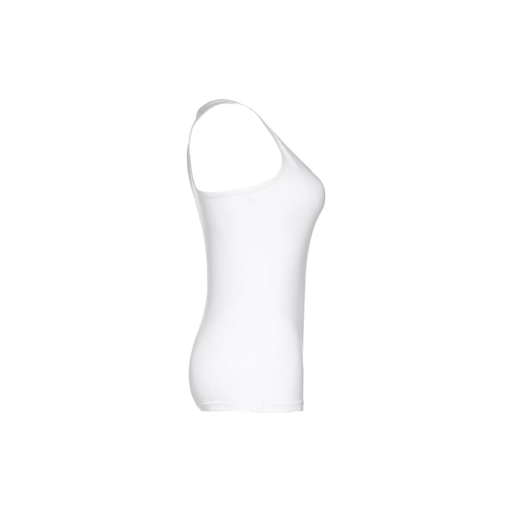 THC TIRANA WH. T-shirt da donna senza maniche in cotone. colore bianco - vista 4