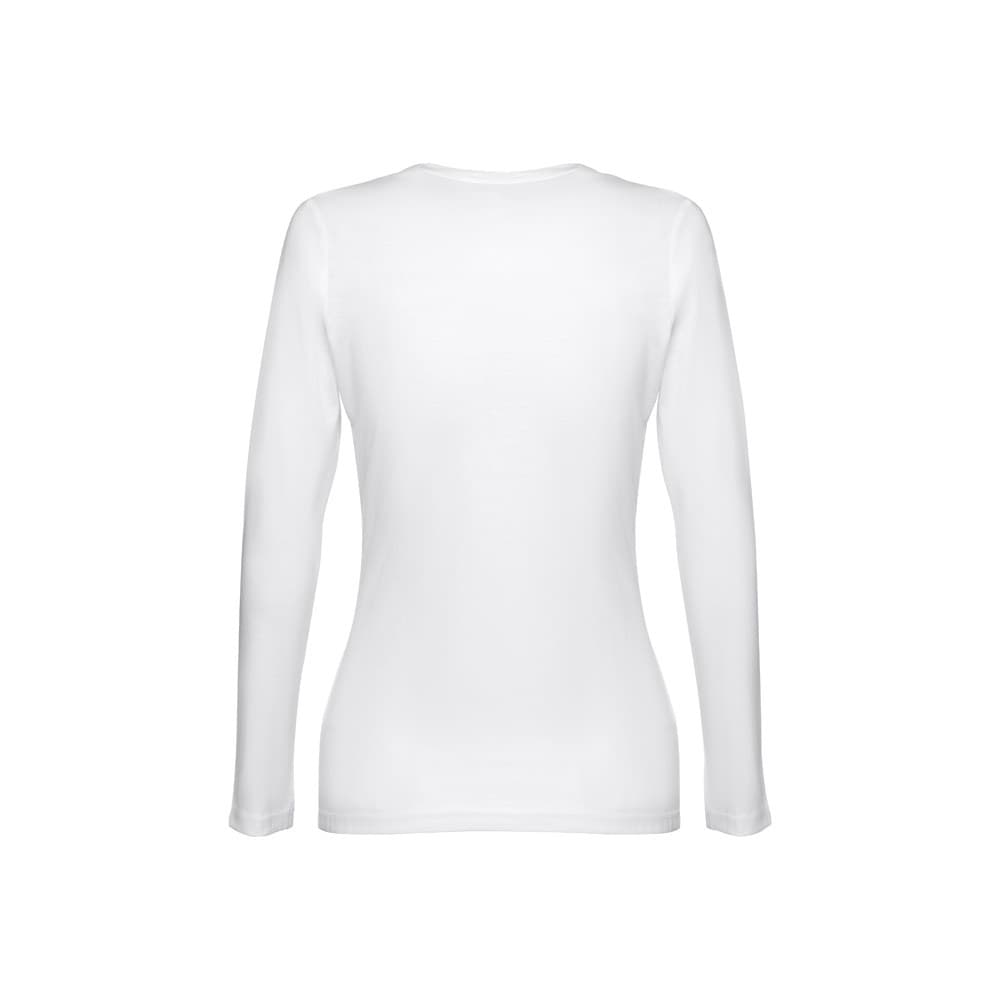 THC BUCHAREST WOMEN WH. T-shirt da donna sfiancata a maniche lunghe - vista 3