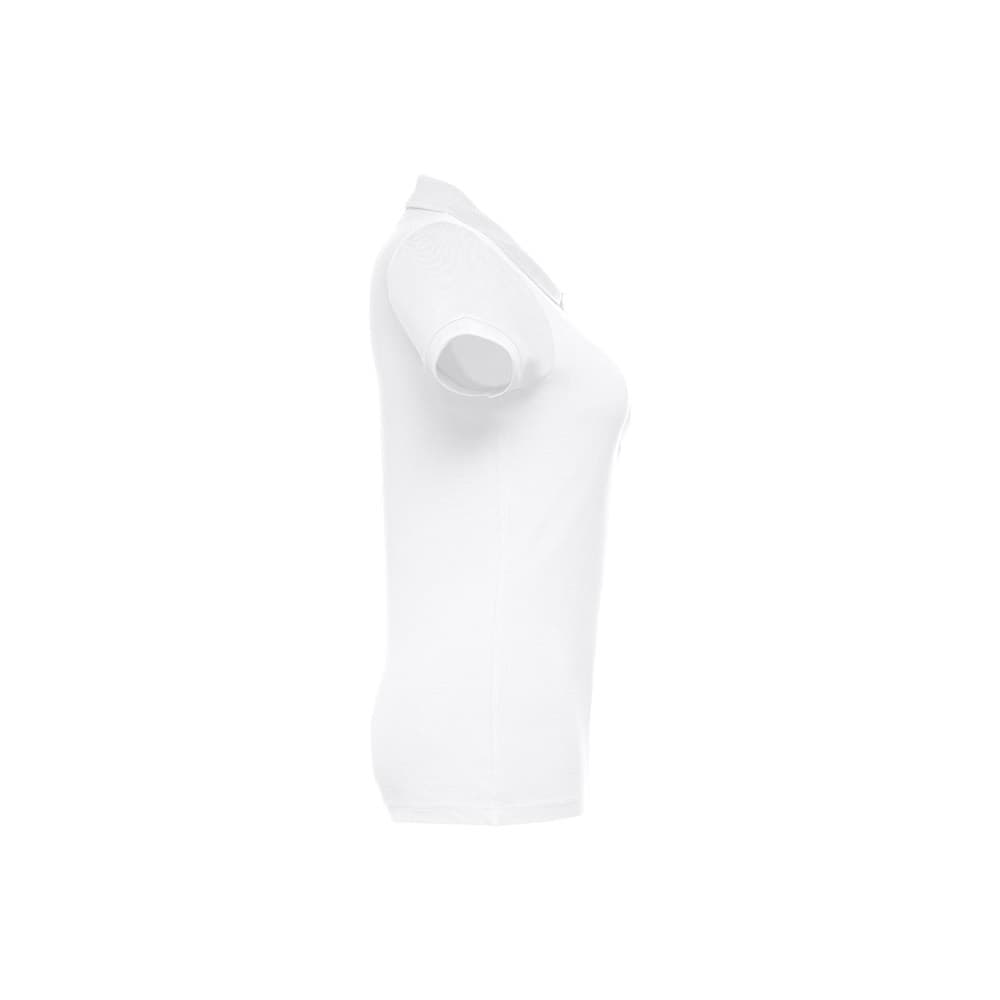THC EVE WH. Polo da donna a maniche corte con cintura in cotone cardato - vista 4