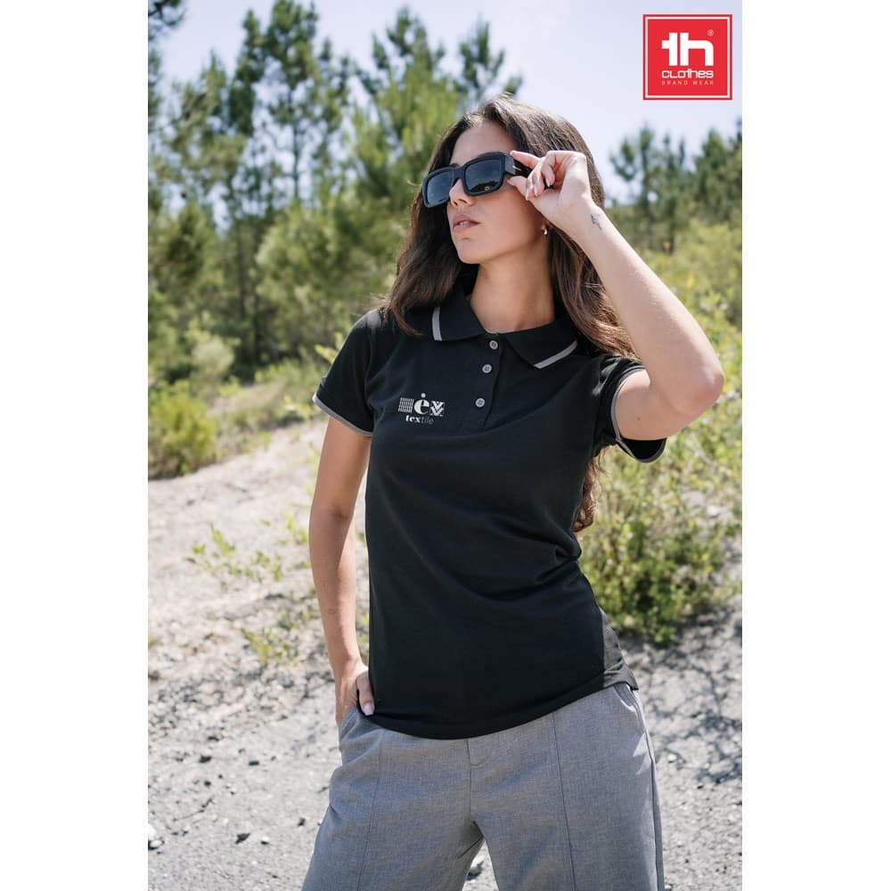 THC ROME WOMEN. Polo "slim fit" da donna - vista 5