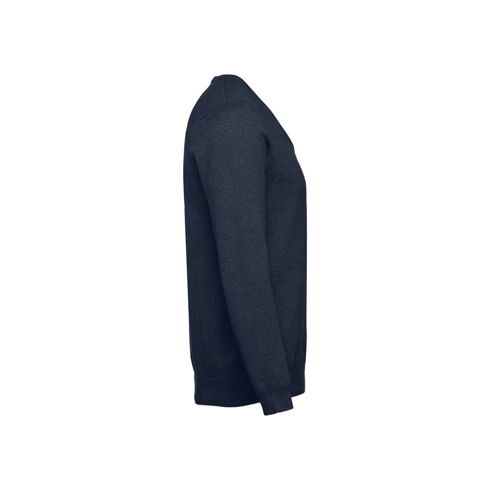 THC MILAN. Pullover da uomo con scollo a V in cotone e poliammide - vista 3