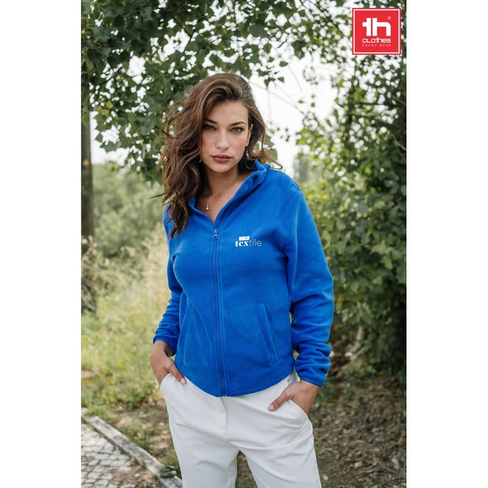 THC HELSINKI WOMEN. Giacca in pile sfiancata in poliestere da donna - vista 5