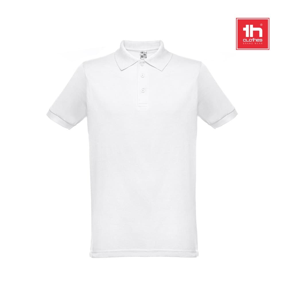 THC BERLIN WH. Polo da uomo a maniche corte. colore bianco - vista 5