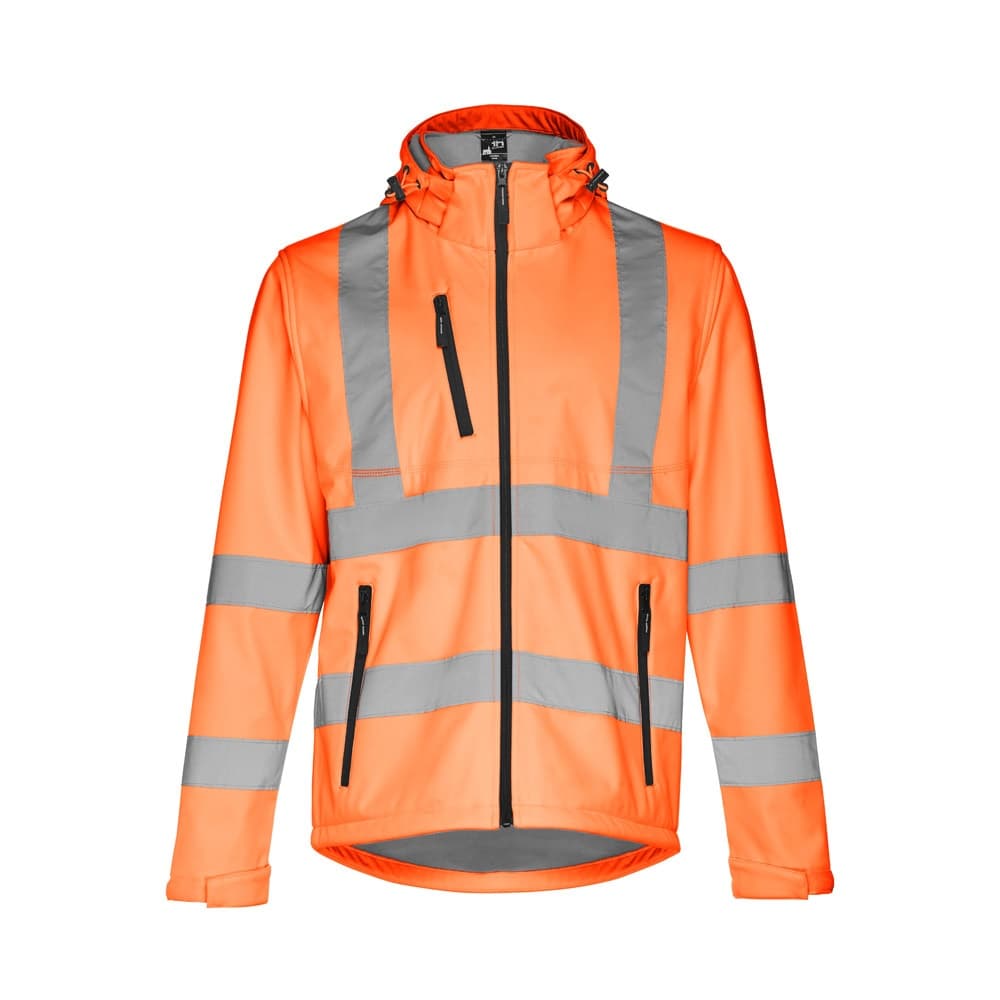 THC ZAGREB WORK. Giacca softshell alta visibilità (unisex) - vista 1