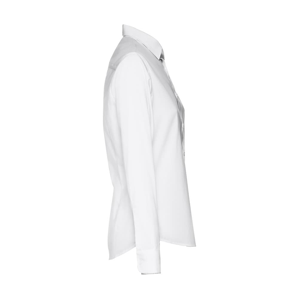 THC PARIS WOMEN WH. Camicia in popeline a maniche lunghe da donna. colore bianco - vista 4