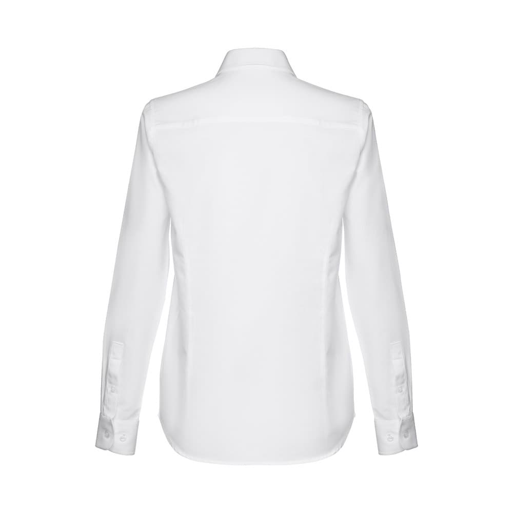 THC TOKYO WOMEN WH. Camicia oxford a maniche lunghe da donna. Colore bianco - vista 3
