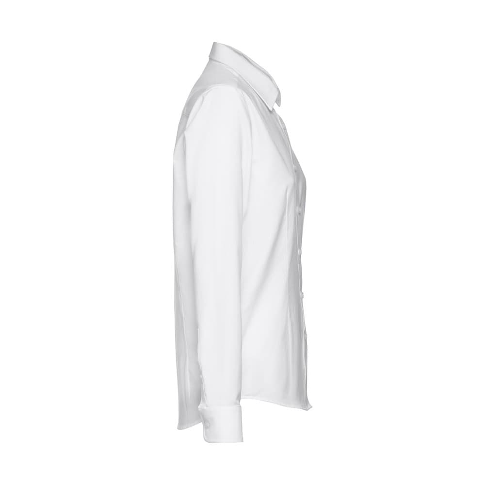 THC TOKYO WOMEN WH. Camicia oxford a maniche lunghe da donna. Colore bianco - vista 4