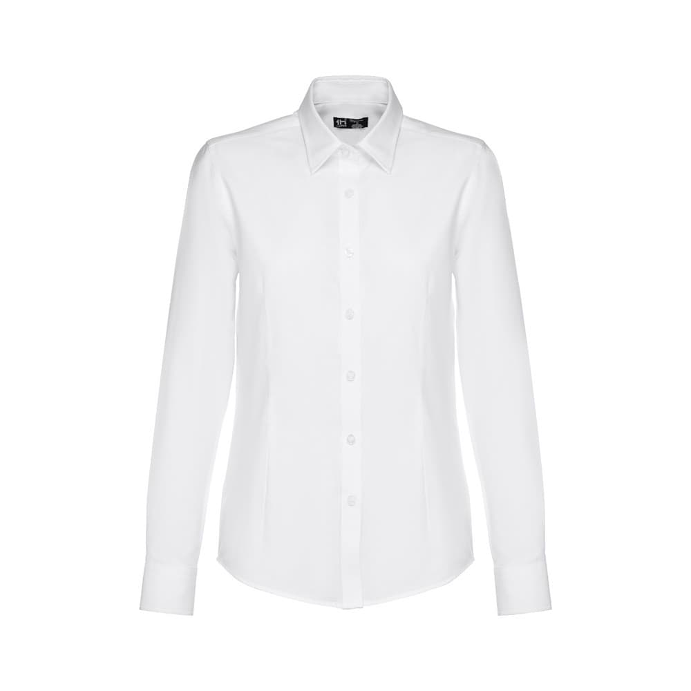 THC TOKYO WOMEN WH. Camicia oxford a maniche lunghe da donna. Colore bianco - vista 1