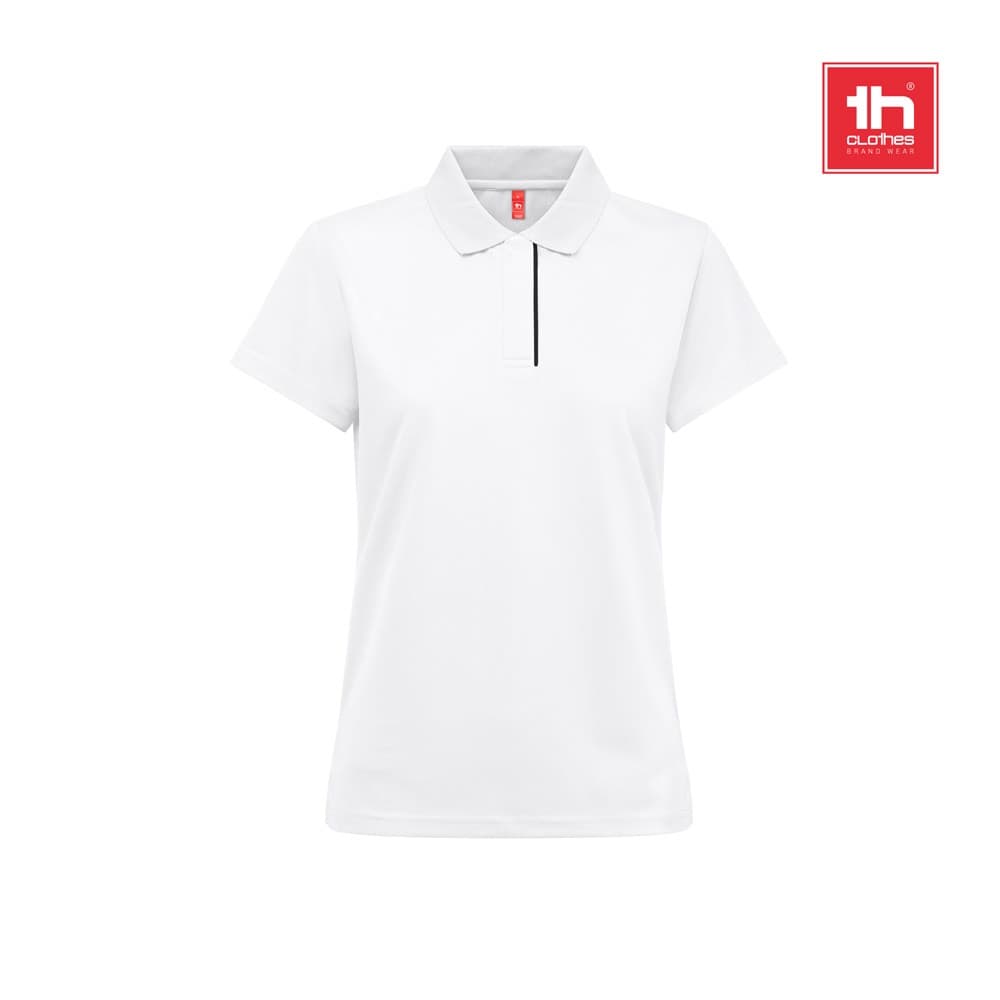 THC DYNAMIC WOMEN WH. Polo tecnica donna - vista 4