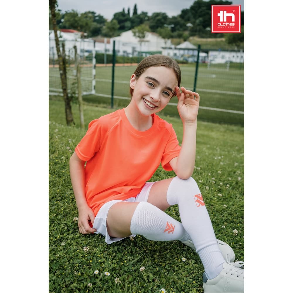 THC RUN KIDS WH. Calzino sportivo a metà polpaccio per bambini - vista 4