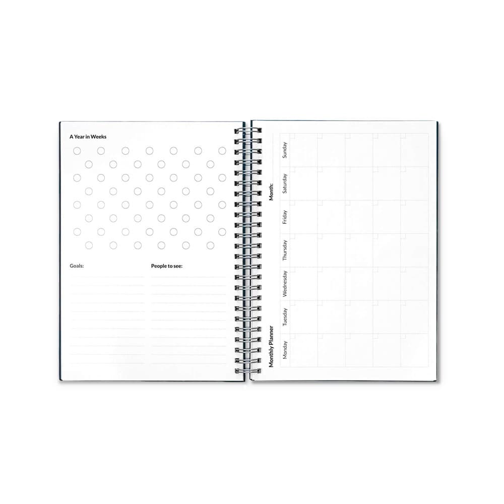 STARTER KIT INFINITE PLANNER A5. Il set include un "Infinity Diary", un kit di pulizia, un pennarello e un porta pennarello - vista 2