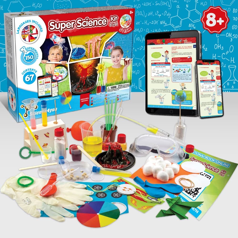 6 in 1 Super Science Kit I. Giocattolo educativo per bambini - vista 4
