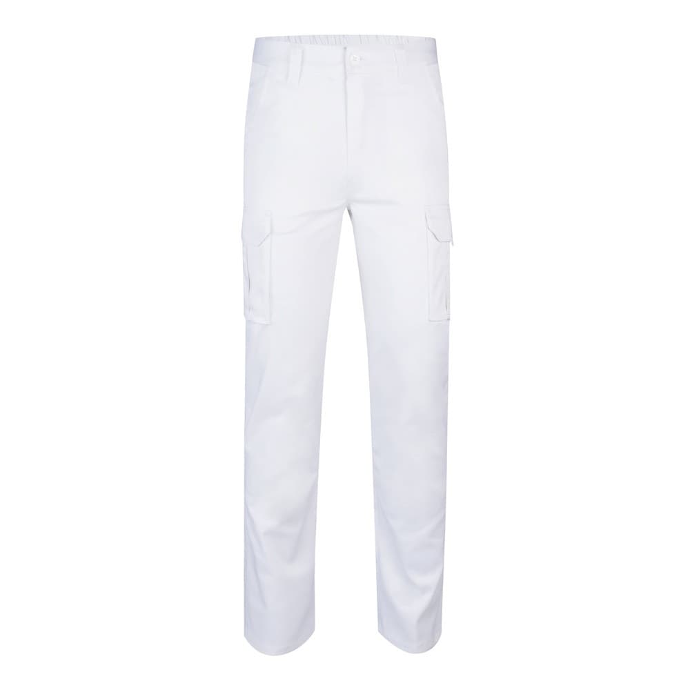 VL LUGH. Pantaloni elasticizzati con diverse tasche (240g/m²), in cotone (46%), EME (38%) e poliestere (16%) - vista 1