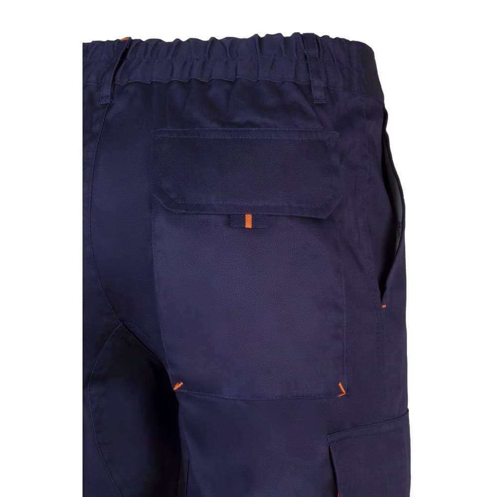 VL HYPNOS. Pantaloni in twill bicolore con diverse tasche (200g/m²), in cotone (35%) e poliestere (65%) - vista 6