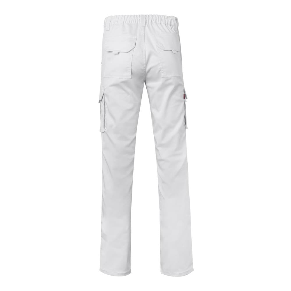 VL PAN. Pantaloni elasticizzati con diverse tasche (290g/m²), in cotone (46%), EME (38%) e poliestere (16%) - vista 2