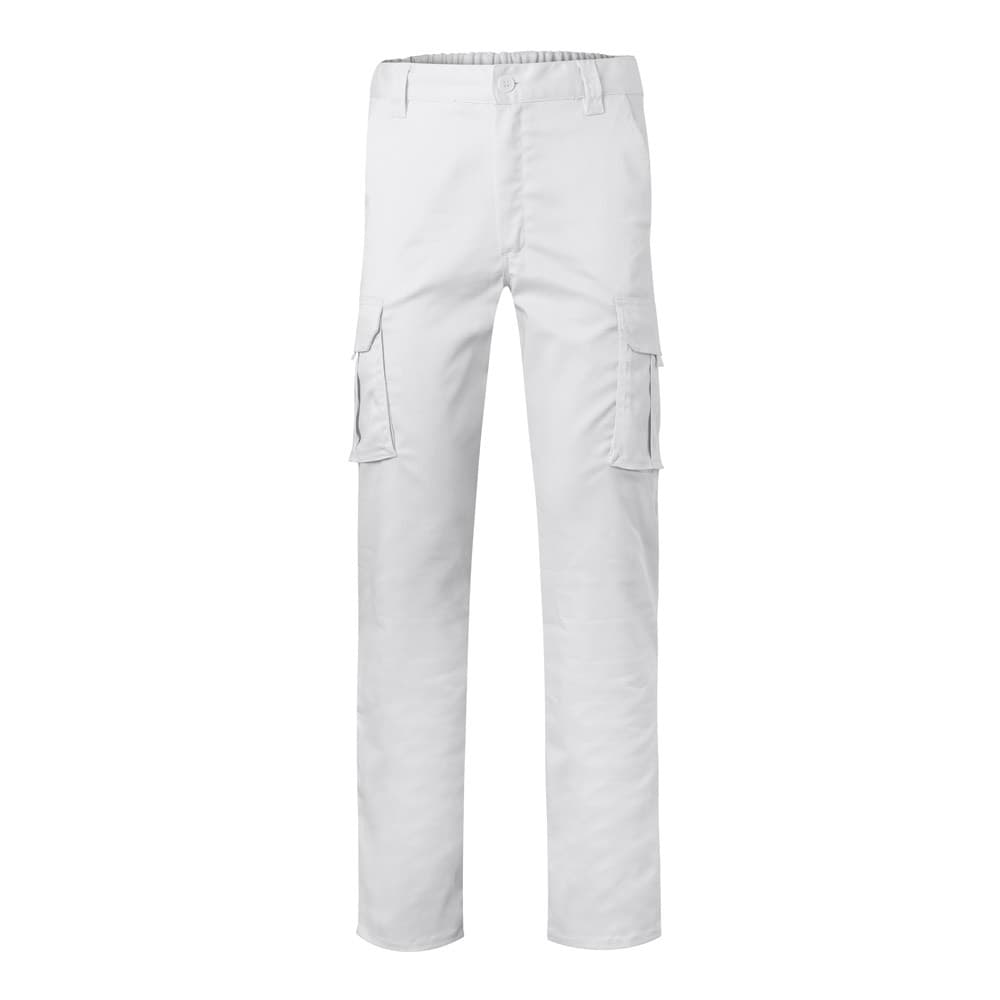 VL PAN. Pantaloni elasticizzati con diverse tasche (290g/m²), in cotone (46%), EME (38%) e poliestere (16%) - vista 1