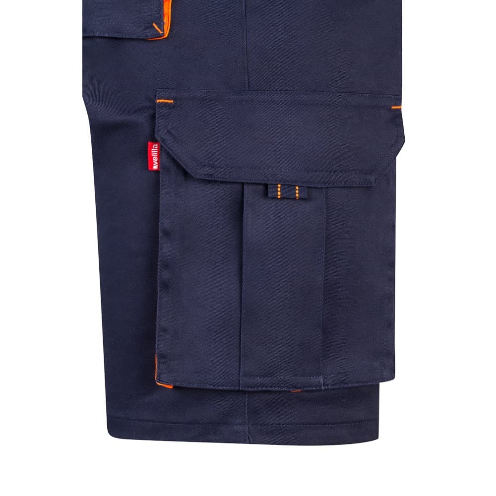 VL HEMERA. Bermuda bicolore elasticizzati con diverse tasche (240g/m²), in cotone (46%), EME (38%) e poliestere (16%) - vista 5