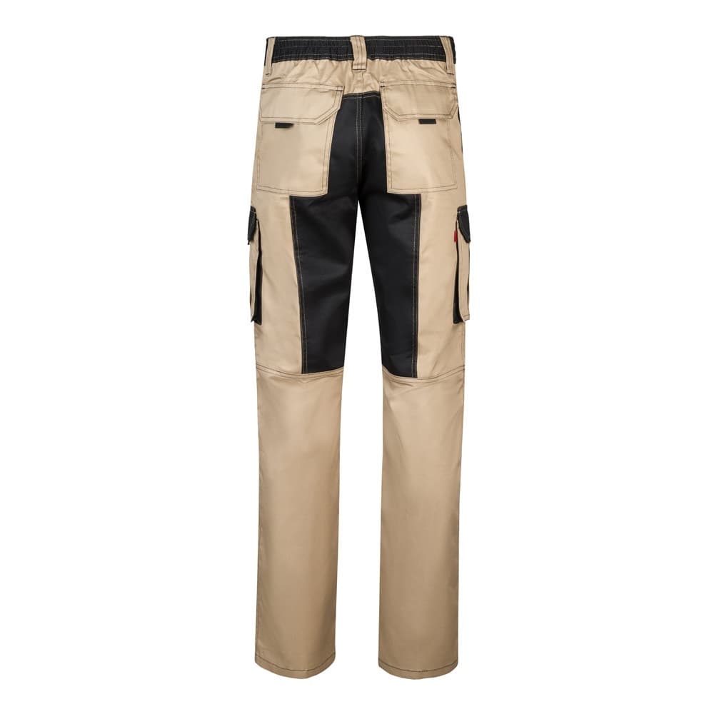 VL NJORD. Pantaloni in twill bicolore con diverse tasche (240g/m²), in cotone (35%) e poliestere (65%) - vista 2