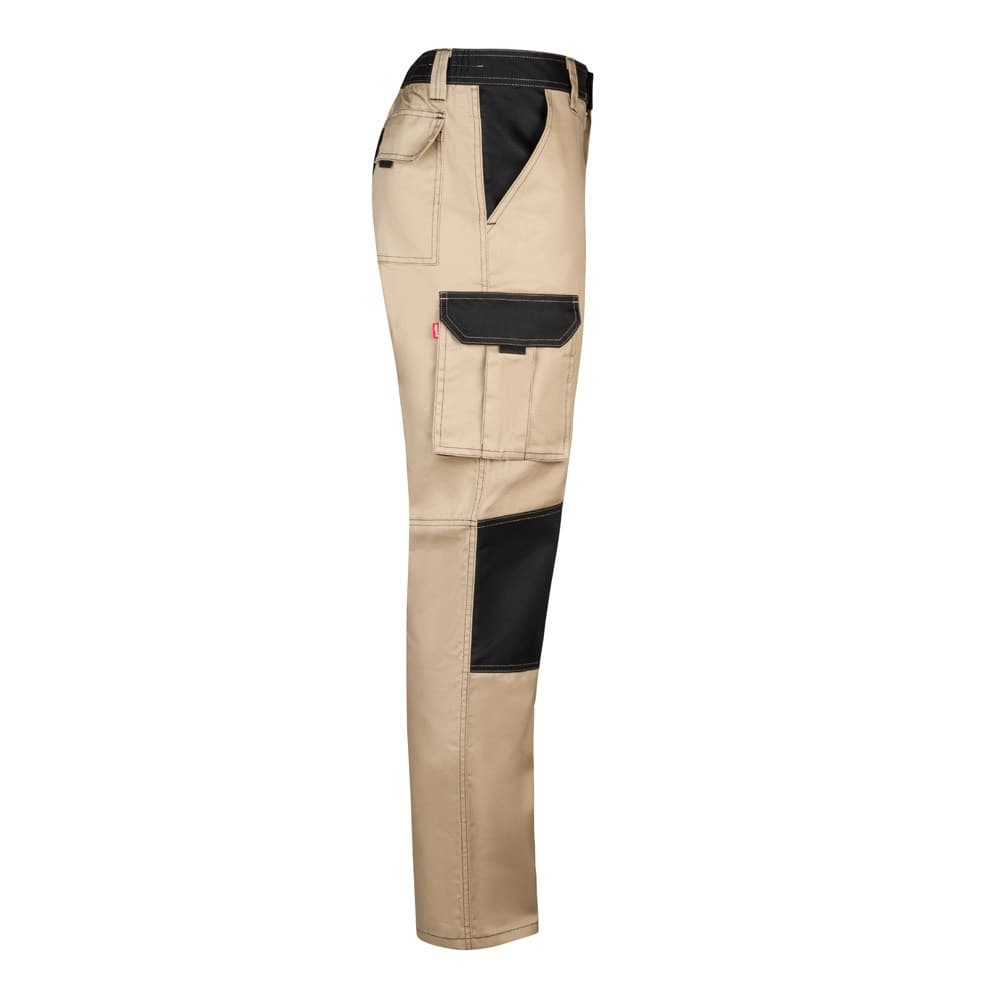VL NJORD. Pantaloni in twill bicolore con diverse tasche (240g/m²), in cotone (35%) e poliestere (65%) - vista 4