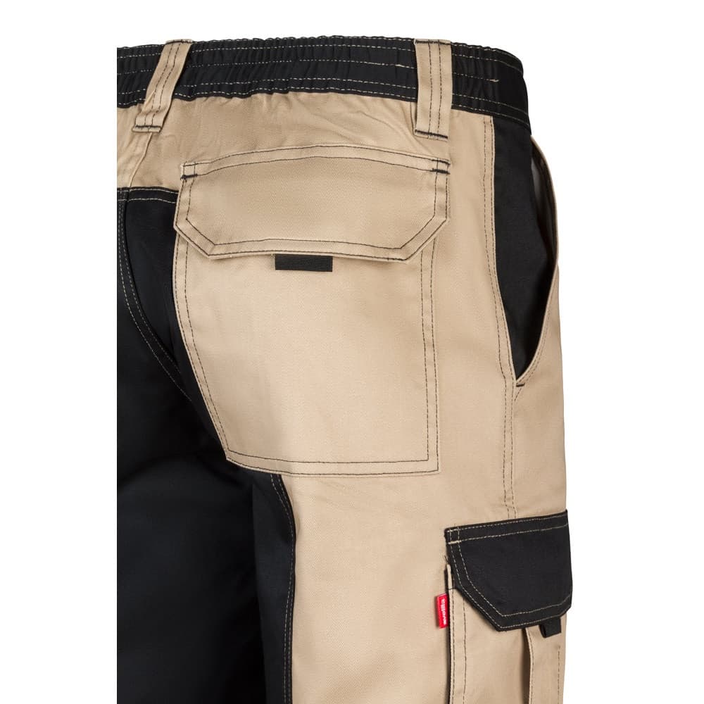 VL NJORD. Pantaloni in twill bicolore con diverse tasche (240g/m²), in cotone (35%) e poliestere (65%) - vista 6