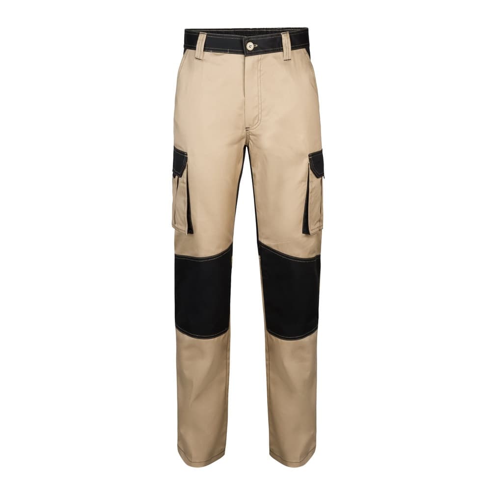 VL NJORD. Pantaloni in twill bicolore con diverse tasche (240g/m²), in cotone (35%) e poliestere (65%) - vista 1