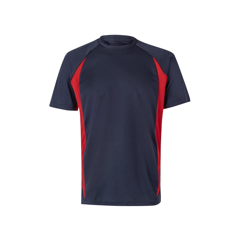 VL SLAYER. T-shirt tecnica bicolore bird-eye (160g/m²), in poliestere (100%) - vista 1