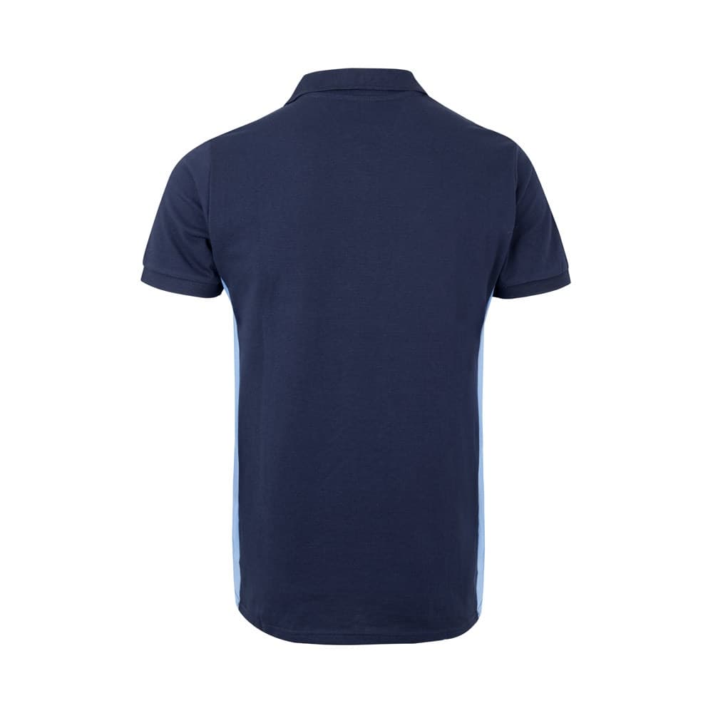 VL SUPAY. Polo bicolore piqué (180g/m²), a maniche corte, in cotone (60%) e poliestere (40%) - vista 2