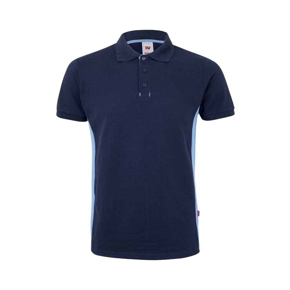 VL SUPAY. Polo bicolore piqué (180g/m²), a maniche corte, in cotone (60%) e poliestere (40%) - vista 1
