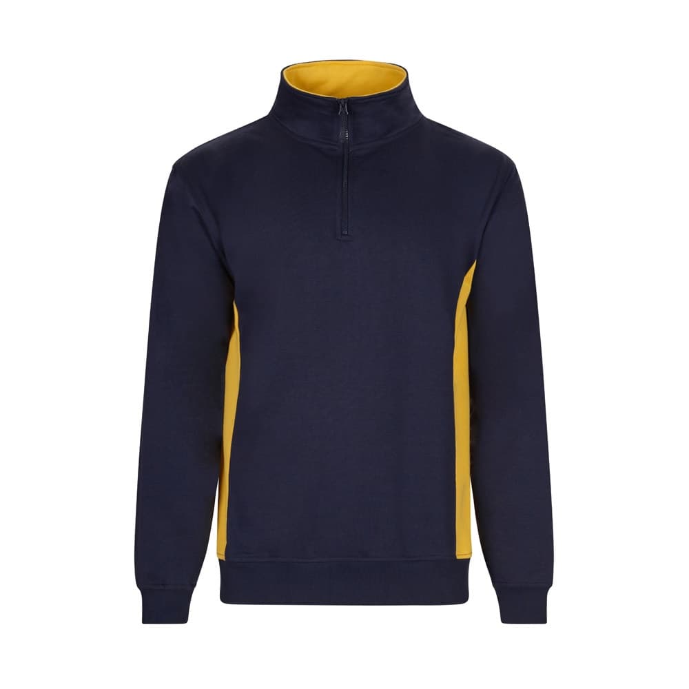 VL SVAROG. Felpa in spugna bicolore (260g/m²), in poliestere (65%) e cotone (35%) - vista 1