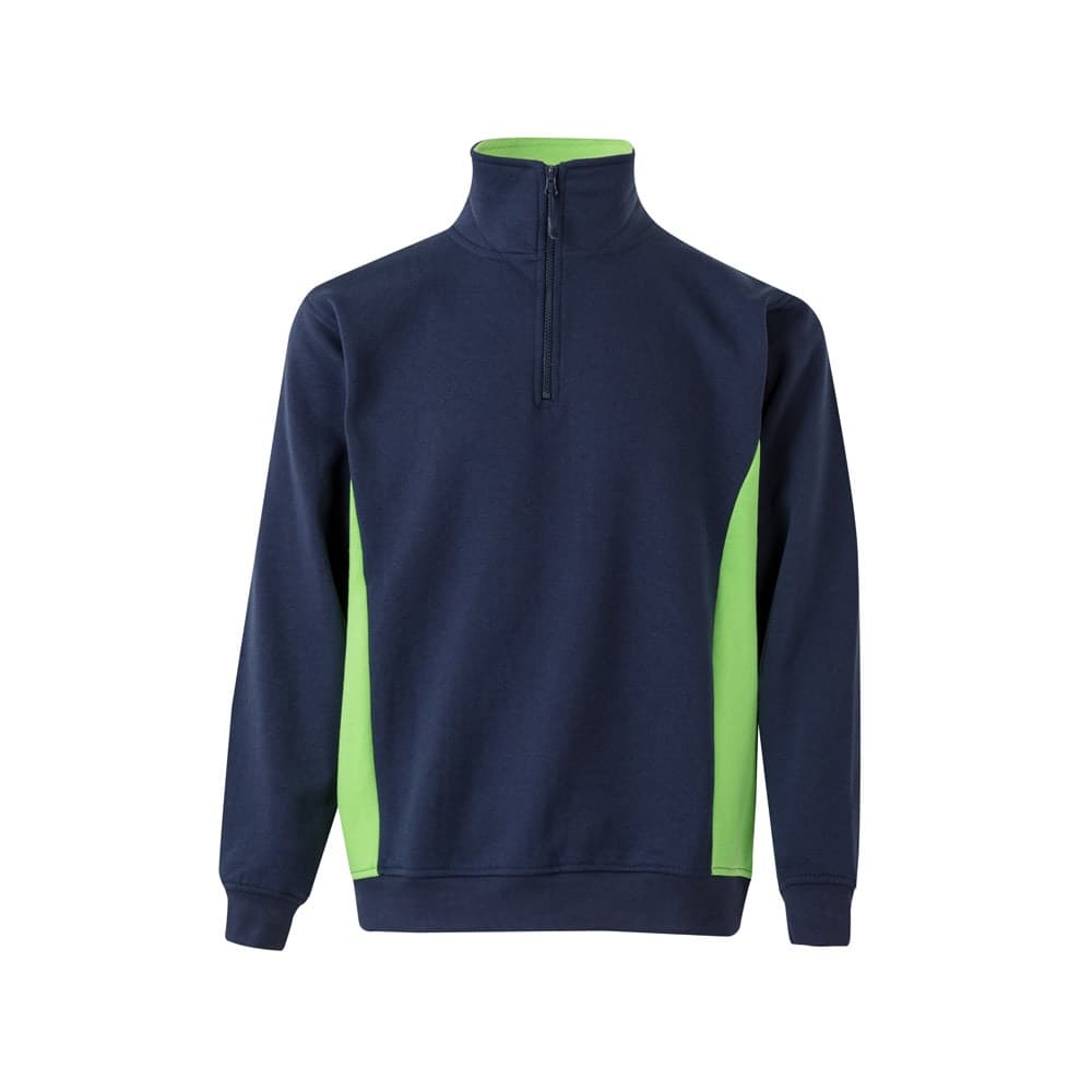 VL SVAROG. Felpa in spugna bicolore (260g/m²), in poliestere (65%) e cotone (35%) - vista 1
