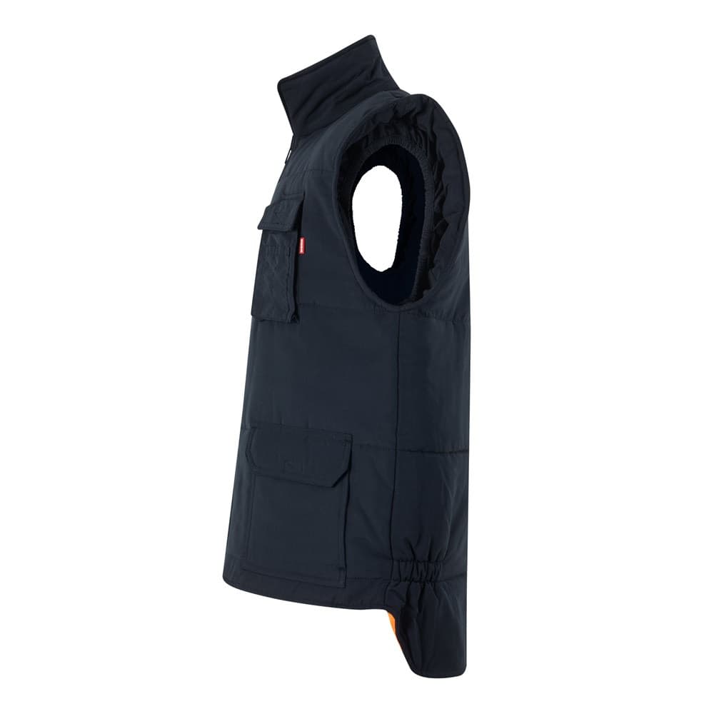 VL DIANA. Gilet imbottito (220g/m²), reversibile e con diverse tasche, in poliestere (100%), con chiusura a zip e tirante reversibile - vista 3