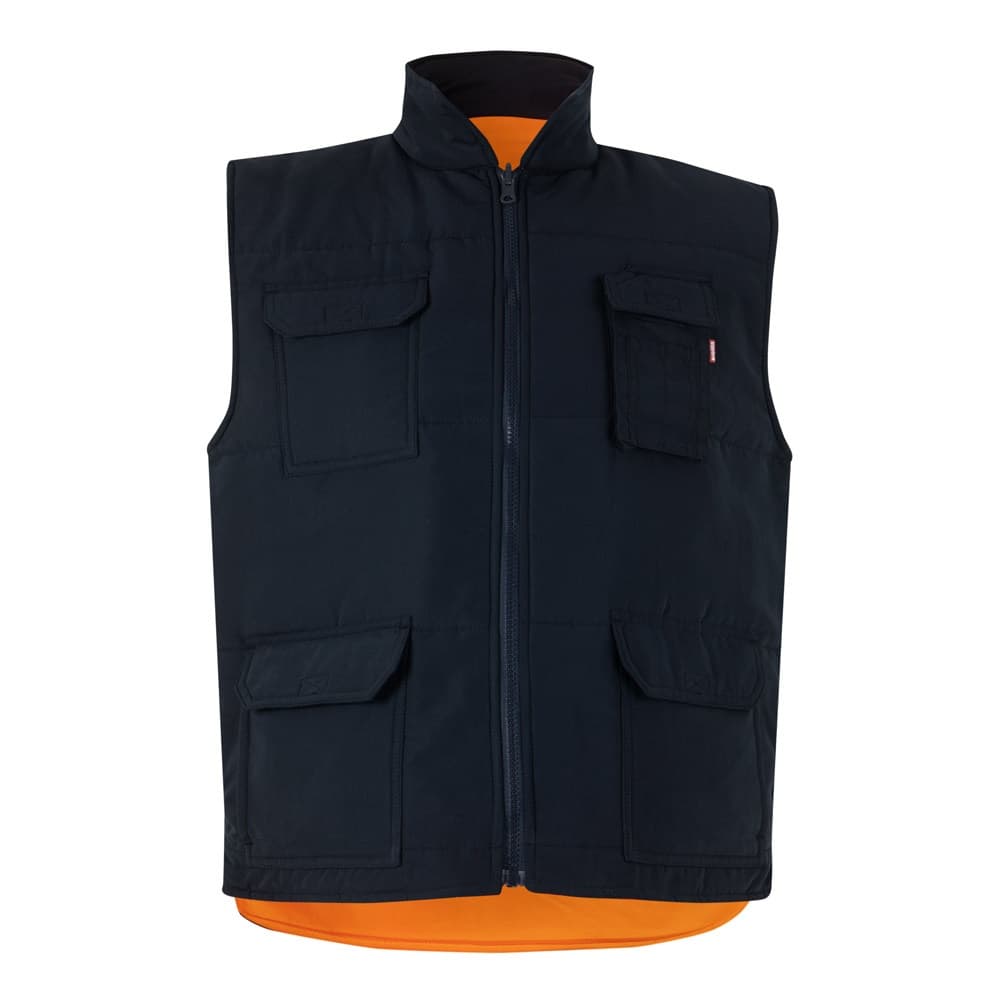 VL DIANA. Gilet imbottito (220g/m²), reversibile e con diverse tasche, in poliestere (100%), con chiusura a zip e tirante reversibile - vista 1