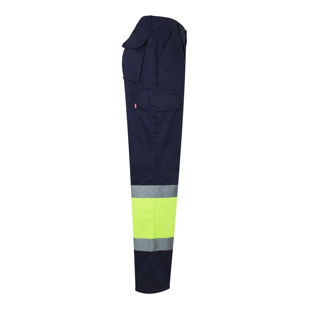 VL POSEIDON. Pantaloni in twill bicolore con diverse tasche (210g/m²), in cotone (20%) e poliestere (80%) - vista 4