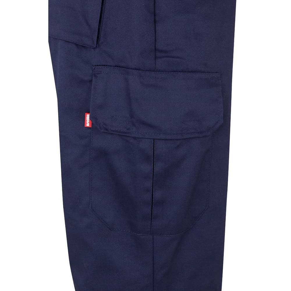 VL POSEIDON. Pantaloni in twill bicolore con diverse tasche (210g/m²), in cotone (20%) e poliestere (80%) - vista 5