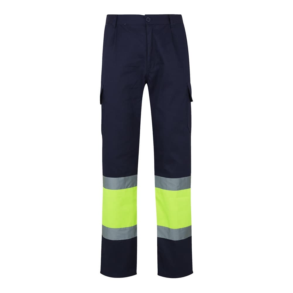 VL POSEIDON. Pantaloni in twill bicolore con diverse tasche (210g/m²), in cotone (20%) e poliestere (80%) - vista 1