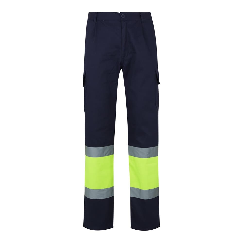 VL POSEIDON LARGE. Pantaloni in twill bicolore con diverse tasche (210g/m²), in cotone (20%) e poliestere (80%) - vista 1