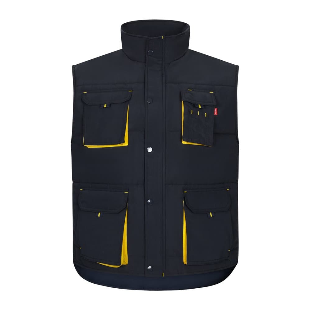 VL NERGAL. Gilet imbottito, bicolore e con diverse tasche (120g/m²), in poliestere (100%) - vista 1