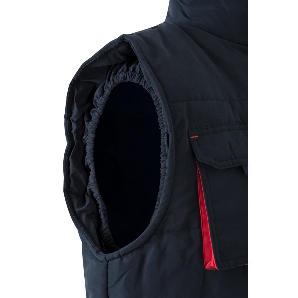 VL NERGAL. Gilet imbottito, bicolore e con diverse tasche (120g/m²), in poliestere (100%) - vista 5