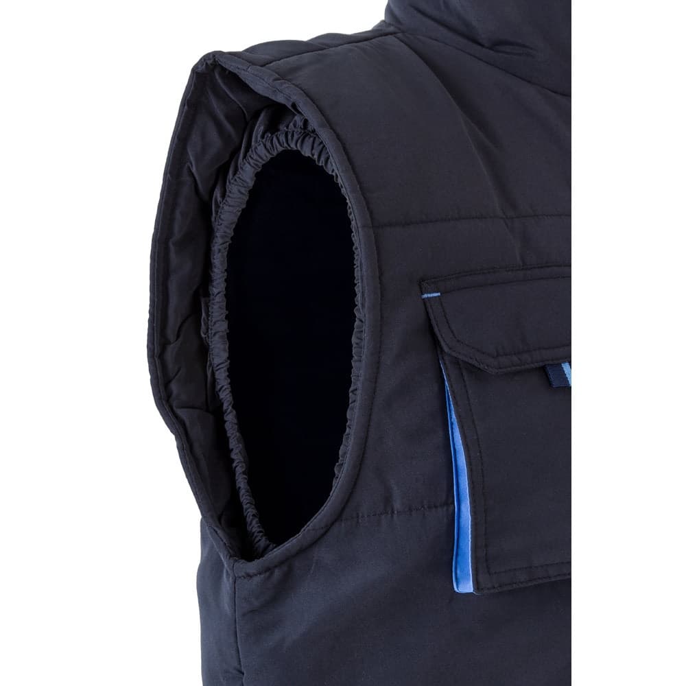 VL NERGAL. Gilet imbottito, bicolore e con diverse tasche (120g/m²), in poliestere (100%) - vista 5
