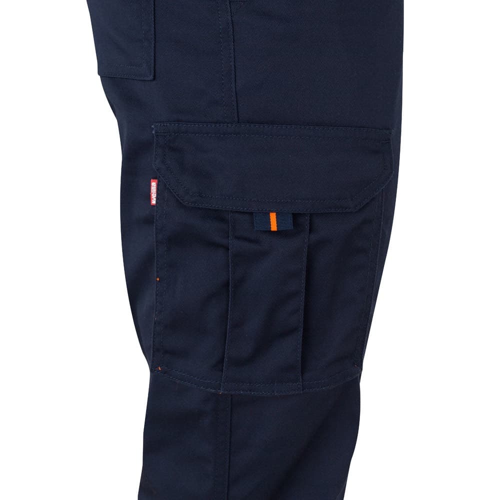 VL ZEUS. Pantaloni elasticizzati bicolore con diverse tasche (240g/m²), in cotone (46%), EME (38%) e poliestere (16%) - vista 5