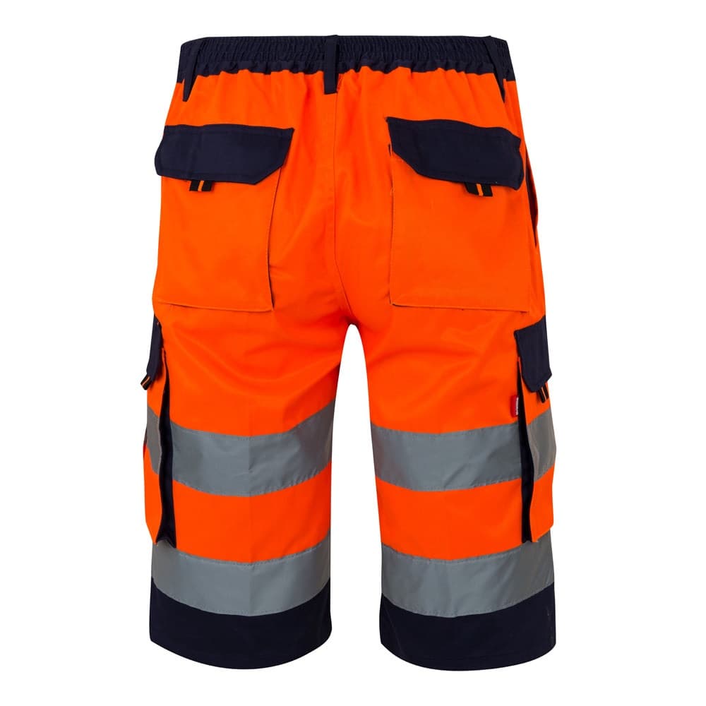 VL HADES. Bermuda bicolore con diverse tasche (210g/m²), in cotone (20%) e poliestere (80%) - vista 2