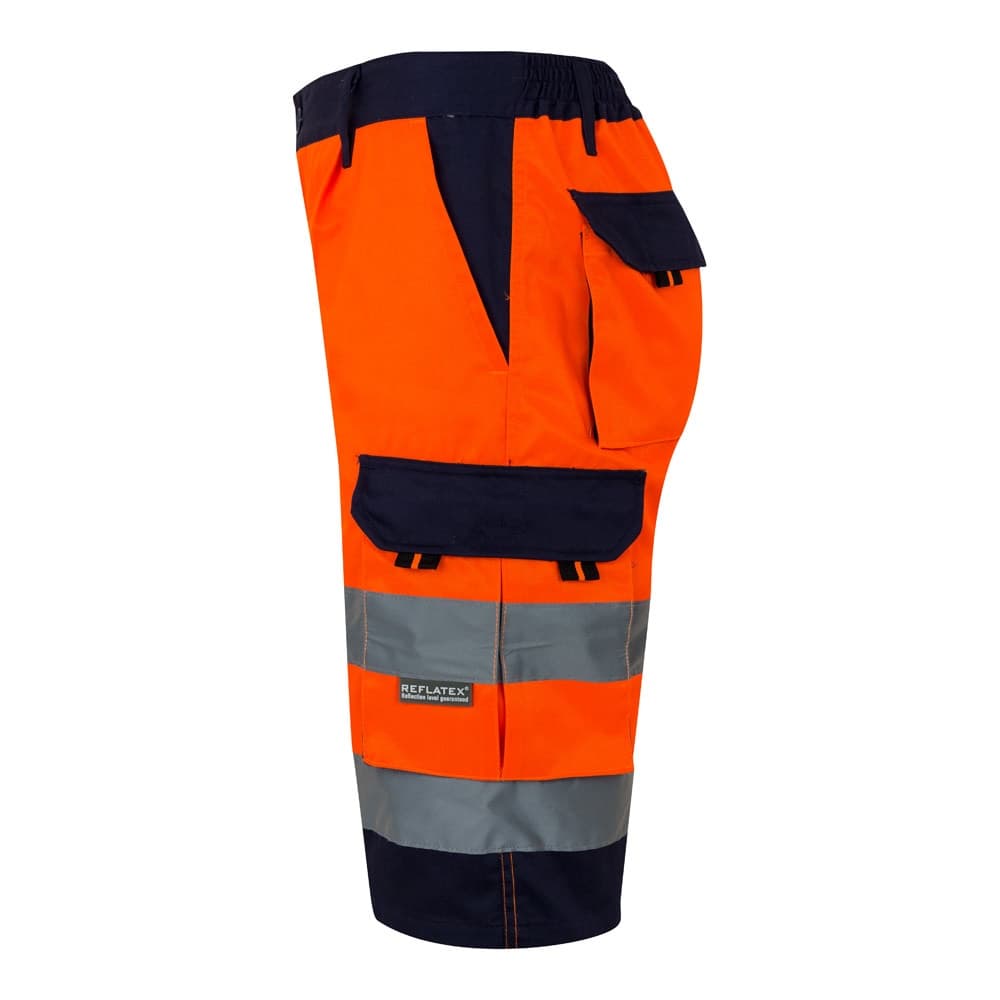 VL HADES. Bermuda bicolore con diverse tasche (210g/m²), in cotone (20%) e poliestere (80%) - vista 3