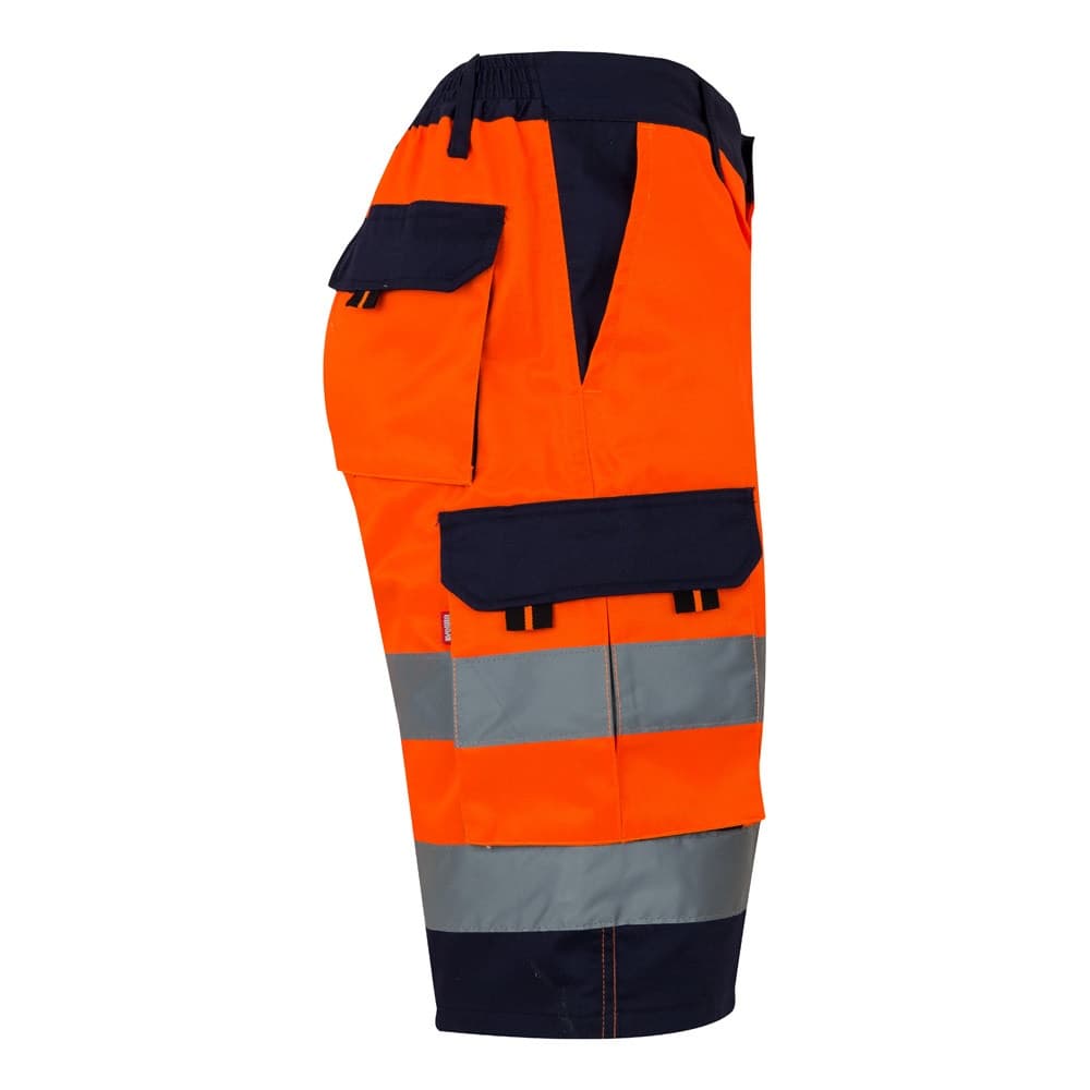 VL HADES. Bermuda bicolore con diverse tasche (210g/m²), in cotone (20%) e poliestere (80%) - vista 4