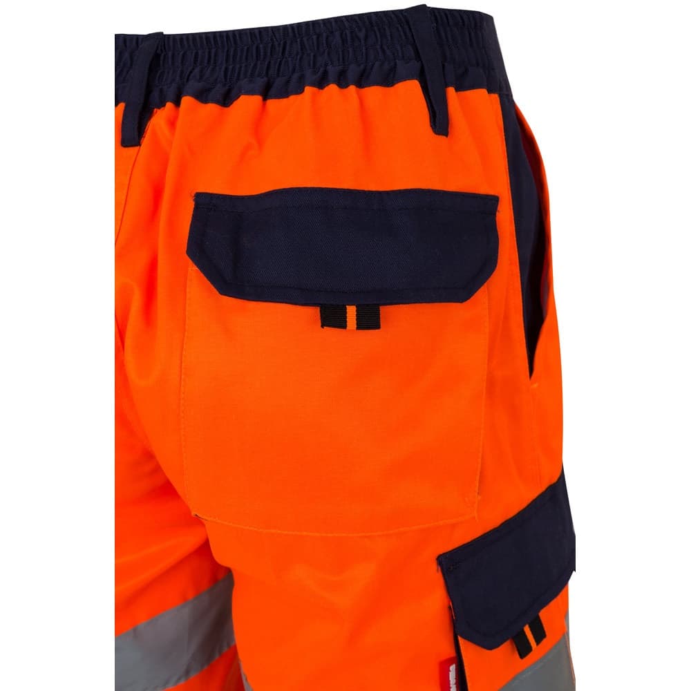 VL HADES. Bermuda bicolore con diverse tasche (210g/m²), in cotone (20%) e poliestere (80%) - vista 6