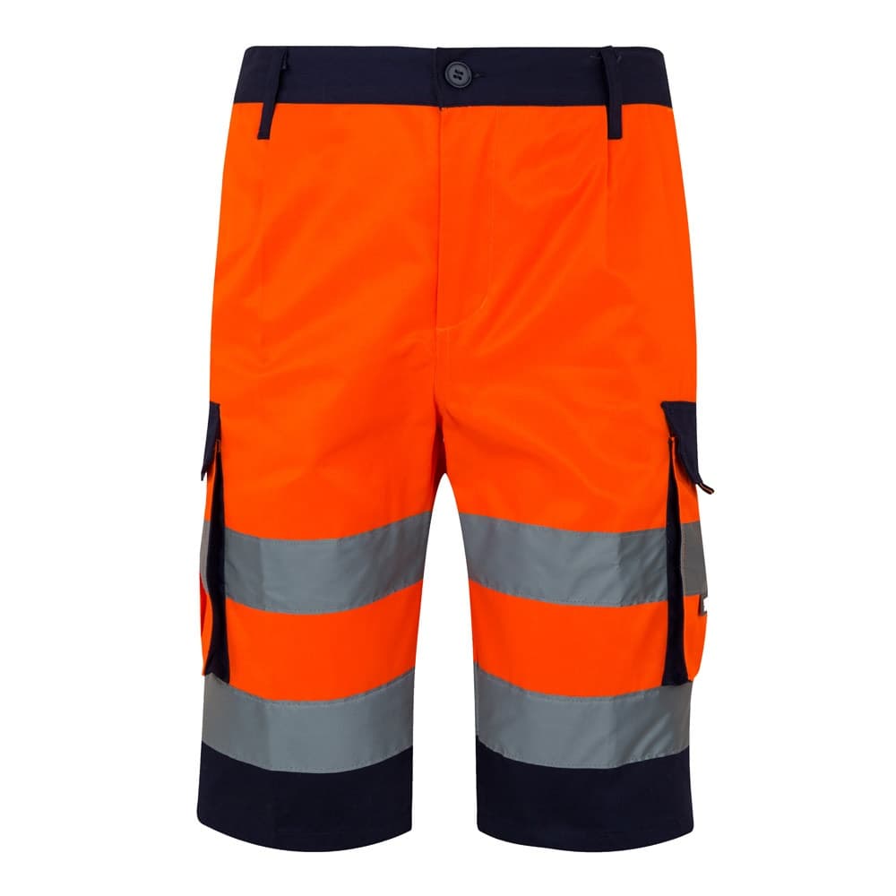 VL HADES. Bermuda bicolore con diverse tasche (210g/m²), in cotone (20%) e poliestere (80%) - vista 1