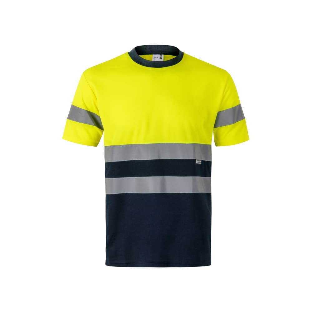 VL BRAHMA. T-shirt tecnica bicolore bird-eye (140g/m²), in poliestere (100%) - vista 1