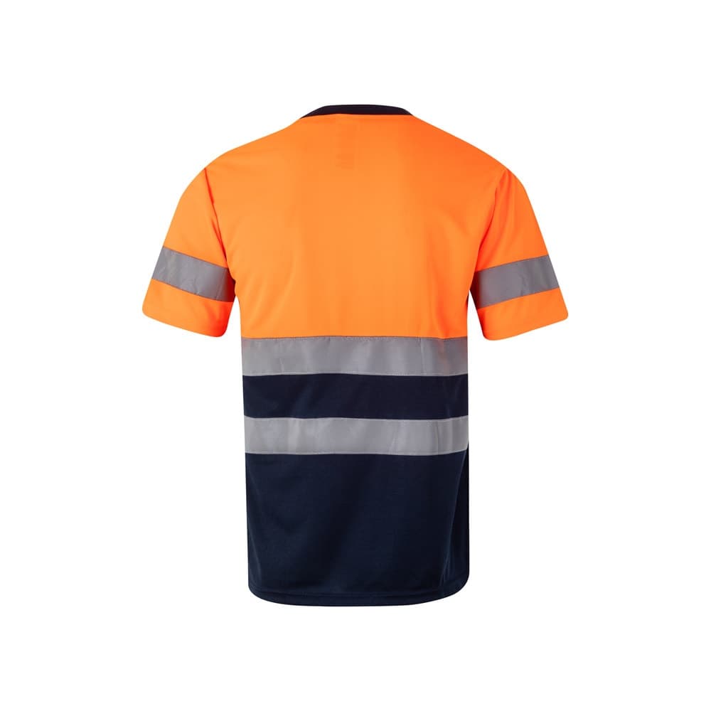 VL BRAHMA LARGE. T-shirt tecnica bicolore bird-eye (140g/m²), in poliestere (100%) - vista 2