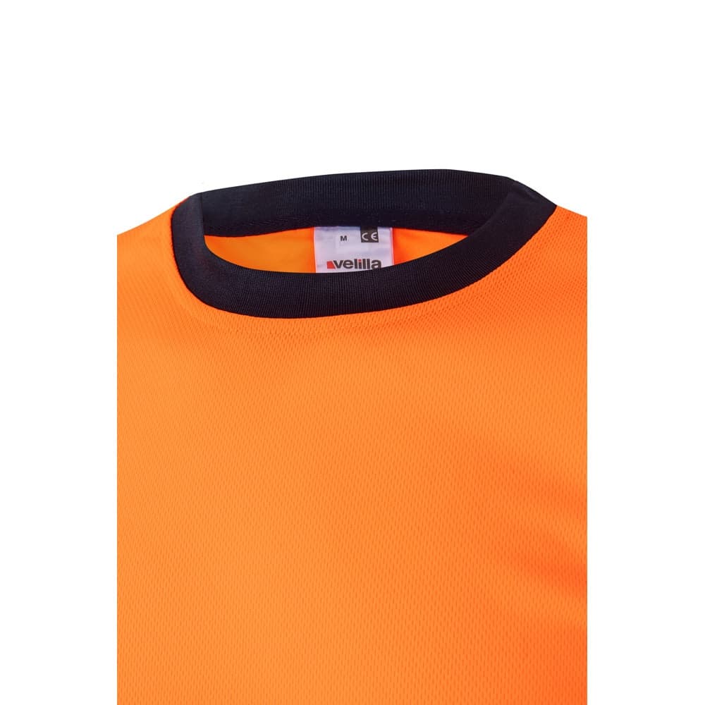 VL BRAHMA LARGE. T-shirt tecnica bicolore bird-eye (140g/m²), in poliestere (100%) - vista 4