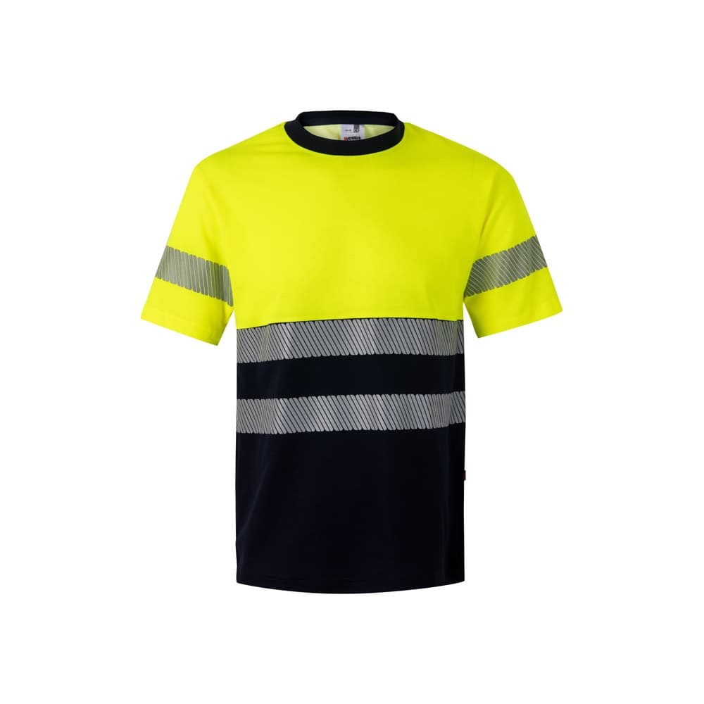 VL BASTET. T-shirt bicolore piqué (150g/m²), in cotone (55%) e poliestere (45%) - vista 1